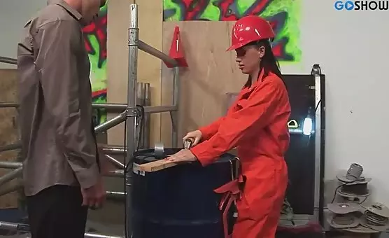 Aggressive Girl Takes Charge Submission and Domination with Handworker