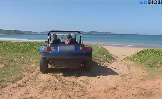 Wild Beach Threesome Encounters